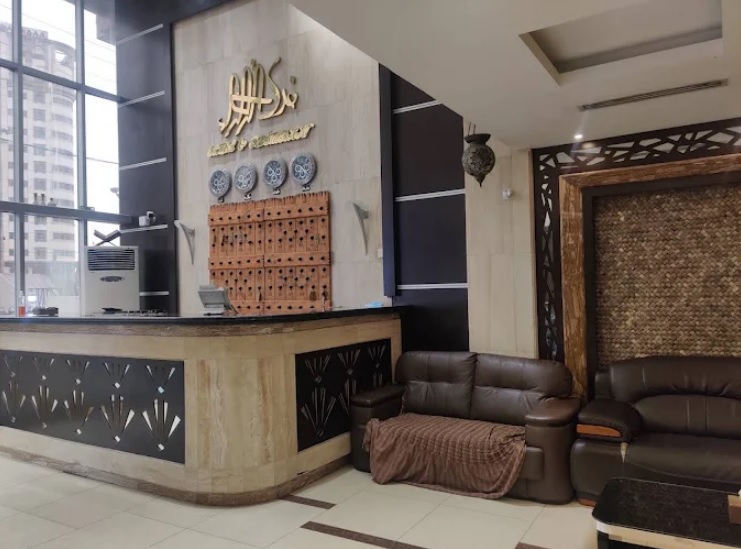 لابی زیبا در هتل فدک الزهرا کاظمین