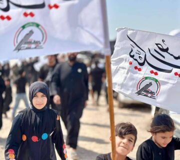 فضای صمیمی نوجوانان در کربلا