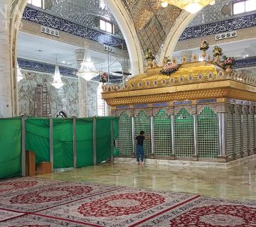 گنبد و صحن زیارتگاه حر بن یزید ریاحی