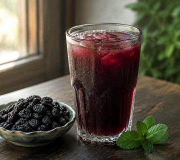مراحل تهیه شربت مویز خانگی