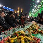 سفره بزرگ حضرت ام‌البنین در کربلا