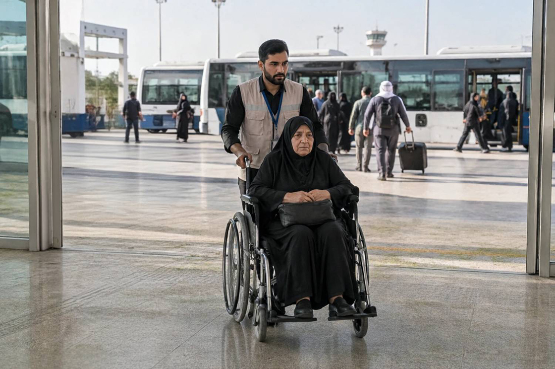 خدمات ویلچر در حرم مطهر امام حسین
