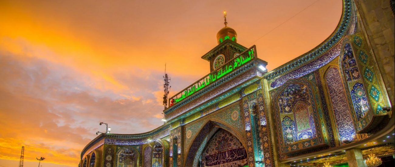 نمایی از حرم امام حسین (ع) در کربلا
